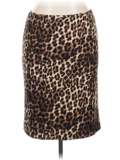 Pre-owned Alfani Casual Skirt In Brown