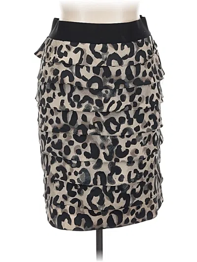 Pre-owned Alfani Casual Skirt In Gray