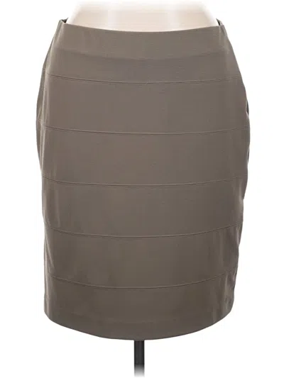 Pre-owned Alfani Casual Skirt In Gray