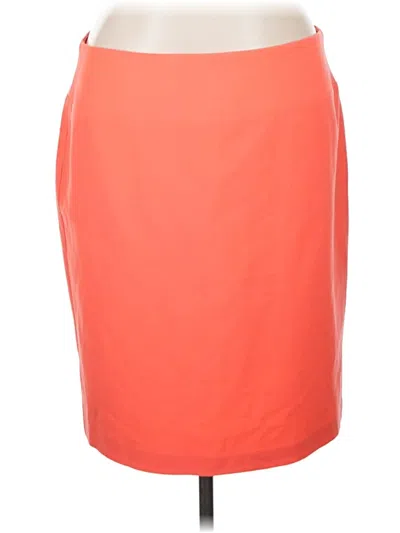 Pre-owned Alfani Casual Skirt In Orange