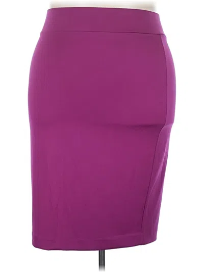 Pre-owned Alfani Casual Skirt In Purple