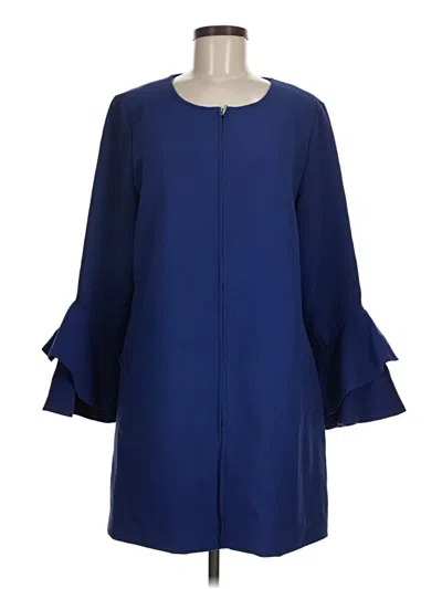 Pre-owned Alfani Coat In Blue