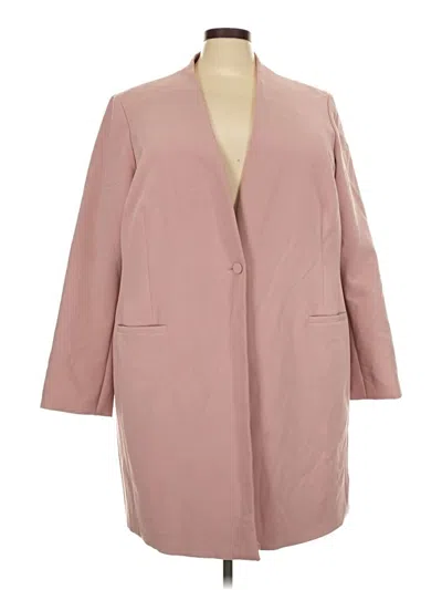 Pre-owned Alfani Coat In Pink
