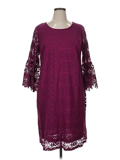 Pre-owned Alfani Cocktail Dress In Burgundy