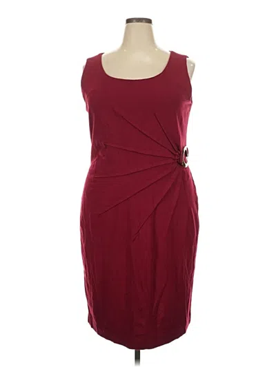 Pre-owned Alfani Cocktail Dress In Burgundy