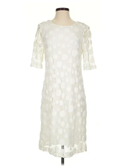 Pre-owned Alfani Cocktail Dress In Ivory