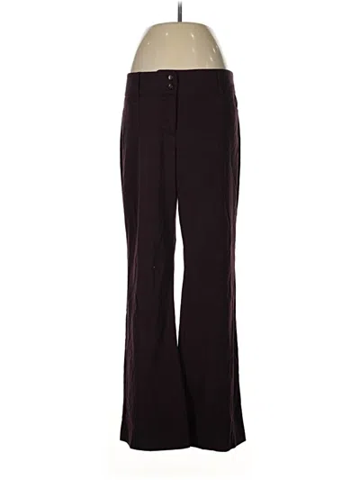 Pre-owned Alfani Dress Pants In Burgundy