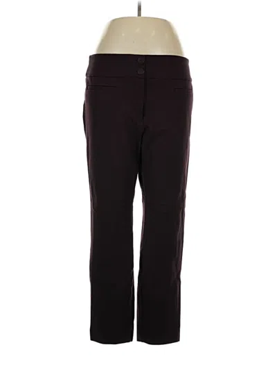Pre-owned Alfani Dress Pants In Burgundy