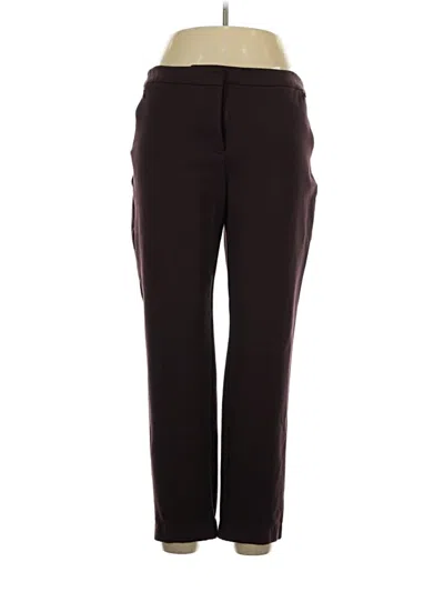 Pre-owned Alfani Dress Pants In Burgundy
