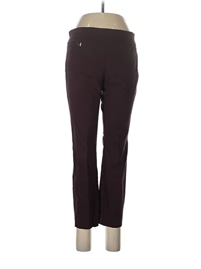 Pre-owned Alfani Dress Pants In Burgundy