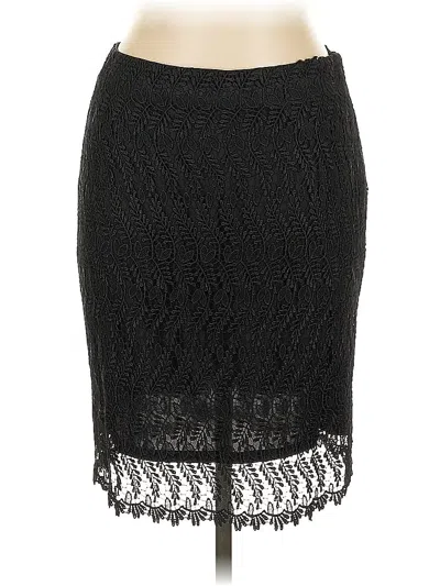 Pre-owned Alfani Formal Skirt In Black