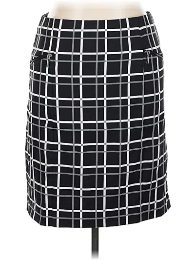 Pre-owned Alfani Formal Skirt In Black