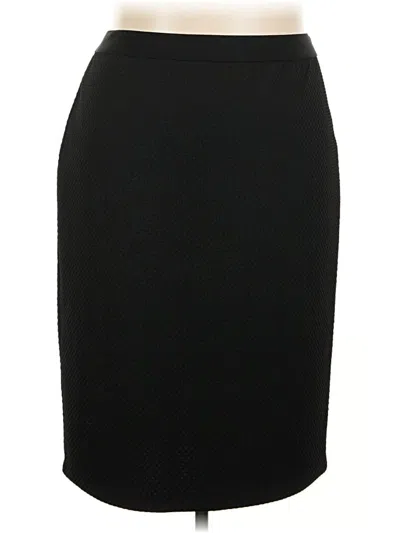 Pre-owned Alfani Formal Skirt In Black