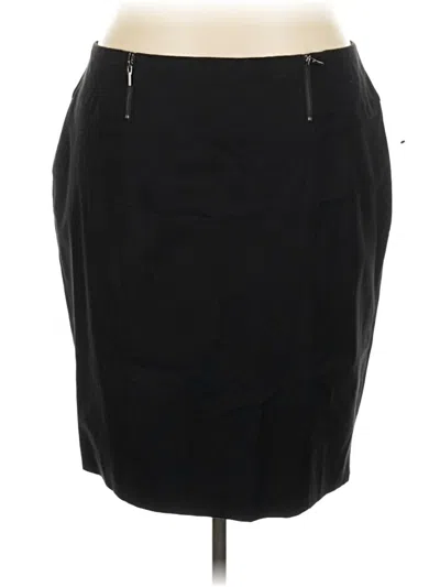 Pre-owned Alfani Formal Skirt In Black