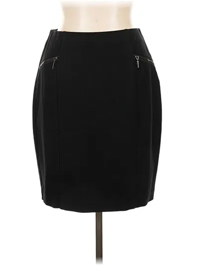 Pre-owned Alfani Formal Skirt In Black