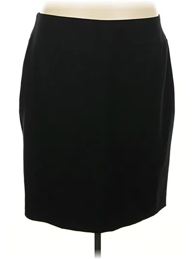 Pre-owned Alfani Formal Skirt In Black
