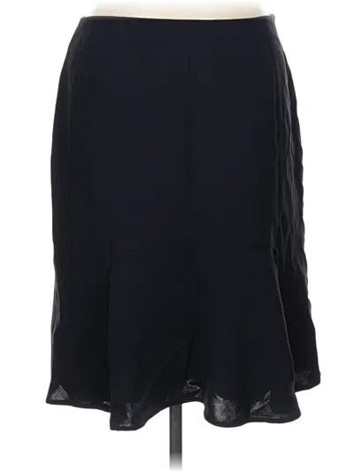 Pre-owned Alfani Formal Skirt In Black