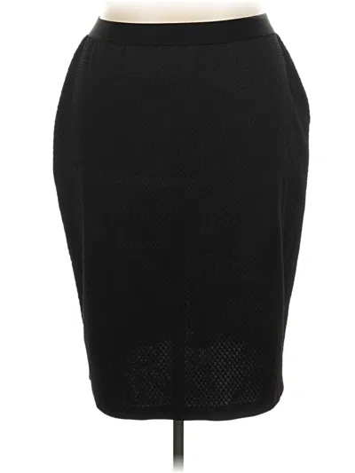 Pre-owned Alfani Formal Skirt In Black