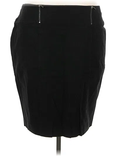 Pre-owned Alfani Formal Skirt In Black