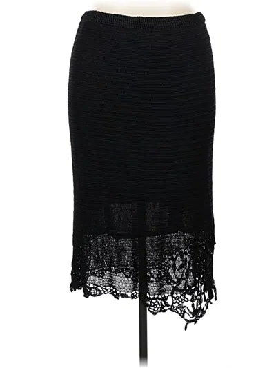 Pre-owned Alfani Formal Skirt In Black