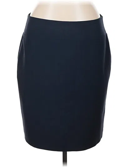 Pre-owned Alfani Formal Skirt In Blue