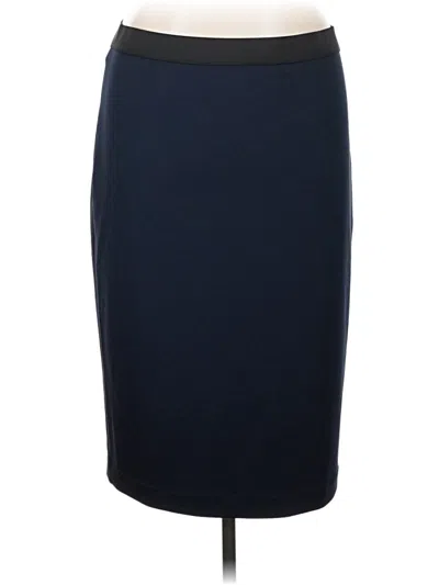 Pre-owned Alfani Formal Skirt In Blue
