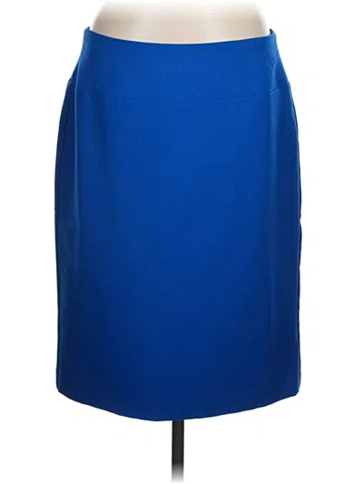 Pre-owned Alfani Formal Skirt In Blue