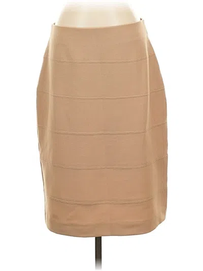 Pre-owned Alfani Formal Skirt In Brown