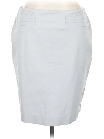 Pre-owned Alfani Formal Skirt In Gray