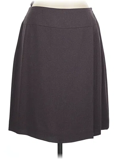 Pre-owned Alfani Formal Skirt In Gray
