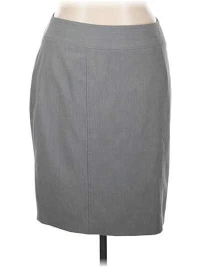 Pre-owned Alfani Formal Skirt In Gray