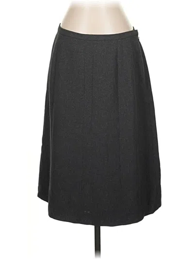Pre-owned Alfani Formal Skirt In Gray