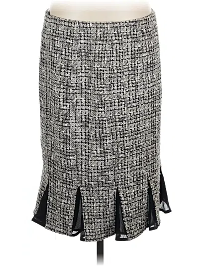 Pre-owned Alfani Formal Skirt In Gray