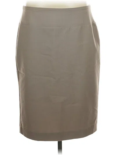 Pre-owned Alfani Formal Skirt In Gray