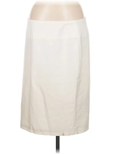 Pre-owned Alfani Formal Skirt In Ivory