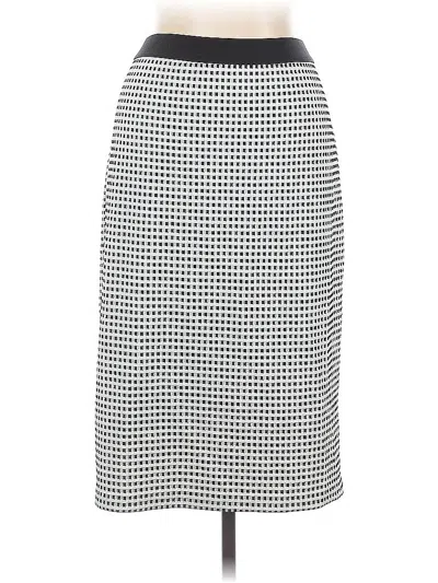 Pre-owned Alfani Formal Skirt In White