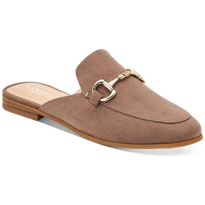 Alfani Garlend Womens Embossed Manmade Mules In Multi