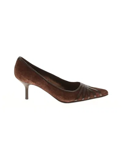 Pre-owned Alfani Heels In Brown
