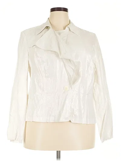 Pre-owned Alfani Jacket In Ivory