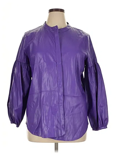 Pre-owned Alfani Jacket In Purple