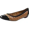 Alfani Jemah 2 Womens Quilted Faux Leather Ballet Flats