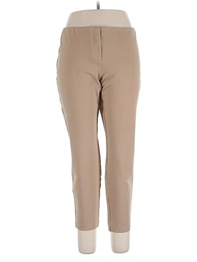 Pre-owned Alfani Khaki Pant In Brown