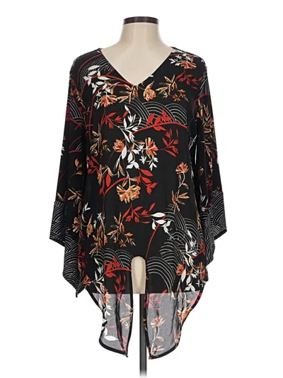 Pre-owned Alfani Kimono In Black