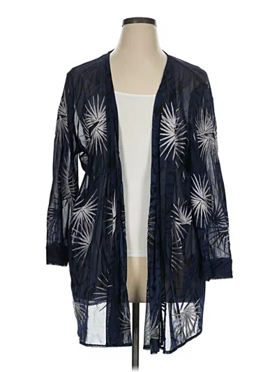 Pre-owned Alfani Kimono In Blue