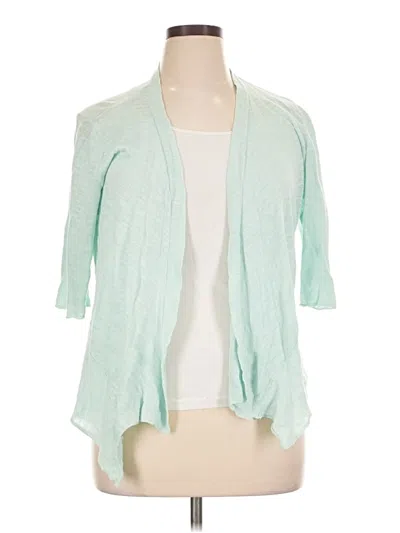 Pre-owned Alfani Kimono In Teal
