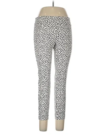 Pre-owned Alfani Leggings In Ivory