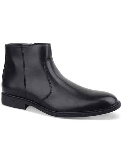 Alfani Men's Liam Side-zip Boots, Created For Macy's In Black