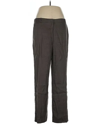 Pre-owned Alfani Linen Pants In Gray