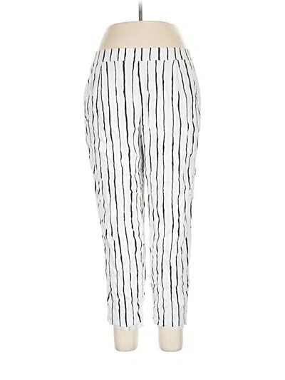 Pre-owned Alfani Linen Pants In White