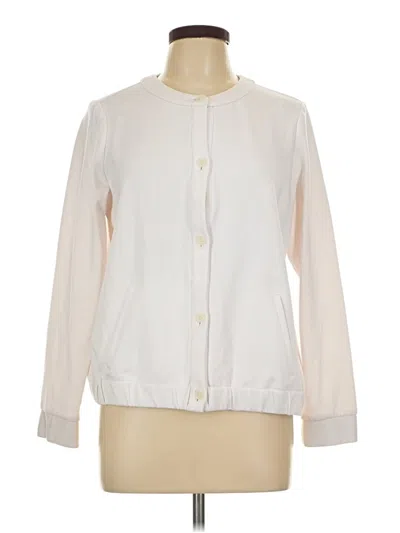 Pre-owned Alfani Long Sleeve Blouse In Ivory